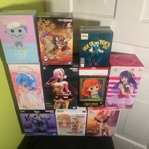 Anime and Game Character Figurine Collection